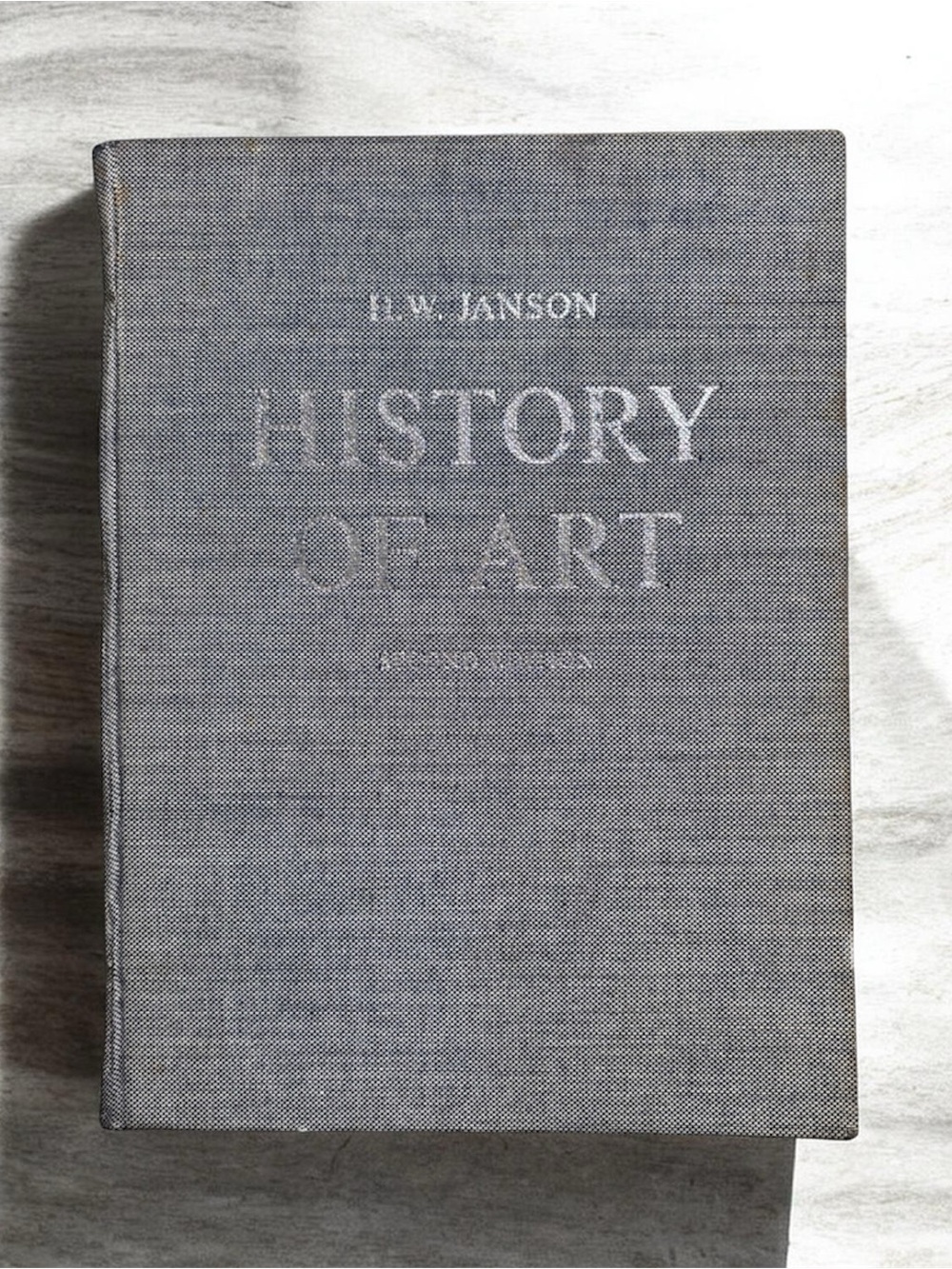 Vintage 1977 "History of Art" Hardcover Textbook by H.W. Janson (Second Edition)